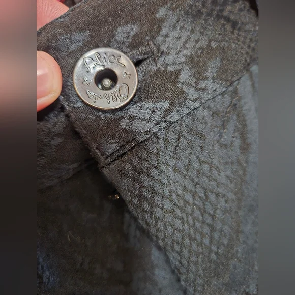 Alice + Olivia Andrew Snake Design Slim Pants Size 2 - Picture 5 of 10